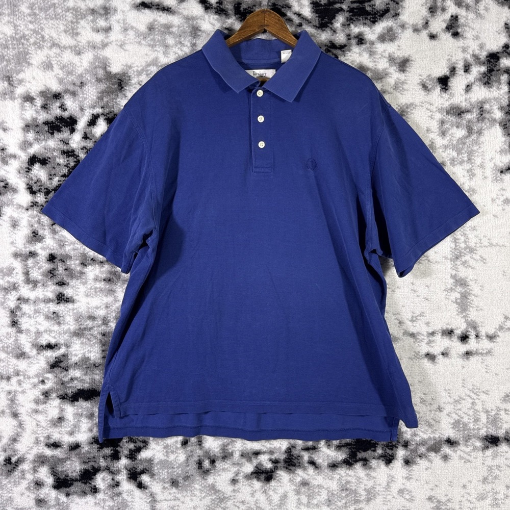Turnbury Polo Shirt Mens‎ Size Large Navy Crest Embroidery Short Sleeve Preppy